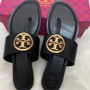 Tory Burch Benton Band Flat Thong Sandal